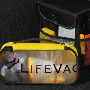1 (One) LifeVac Portable Airway Suction Rescue Device - White and Yellow